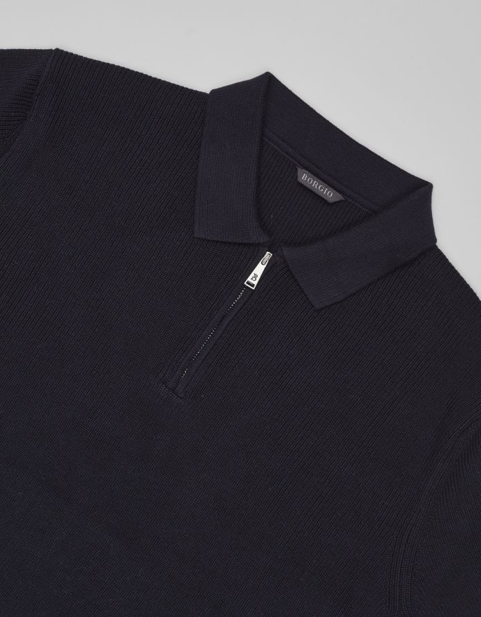 koszulka polo crespino granatowa