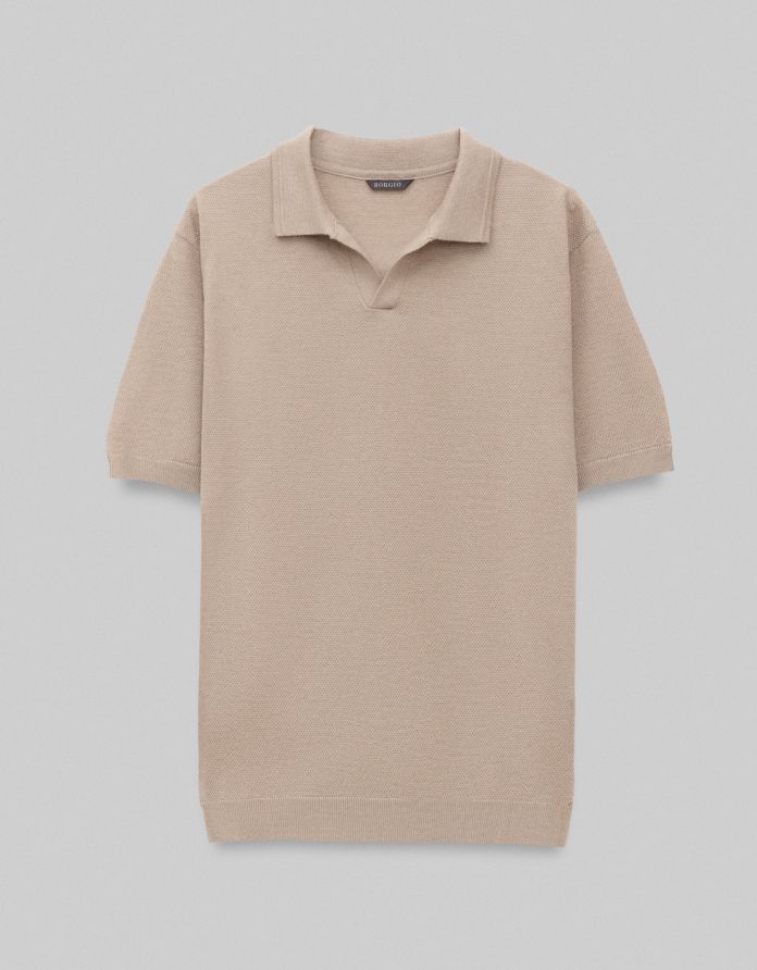 koszulka polo provaglio beżowa