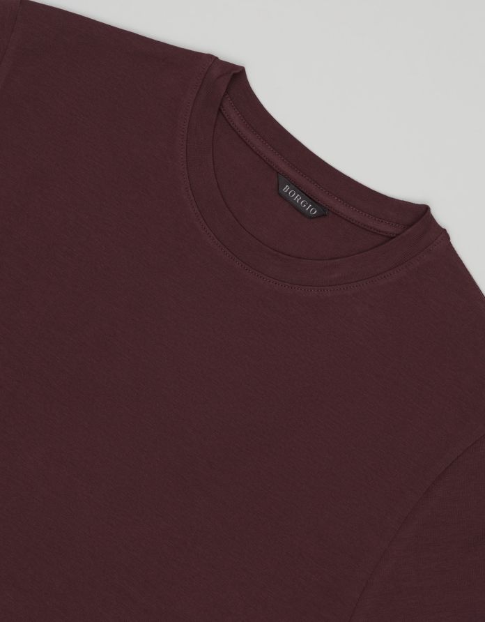 t shirt covo bordowy