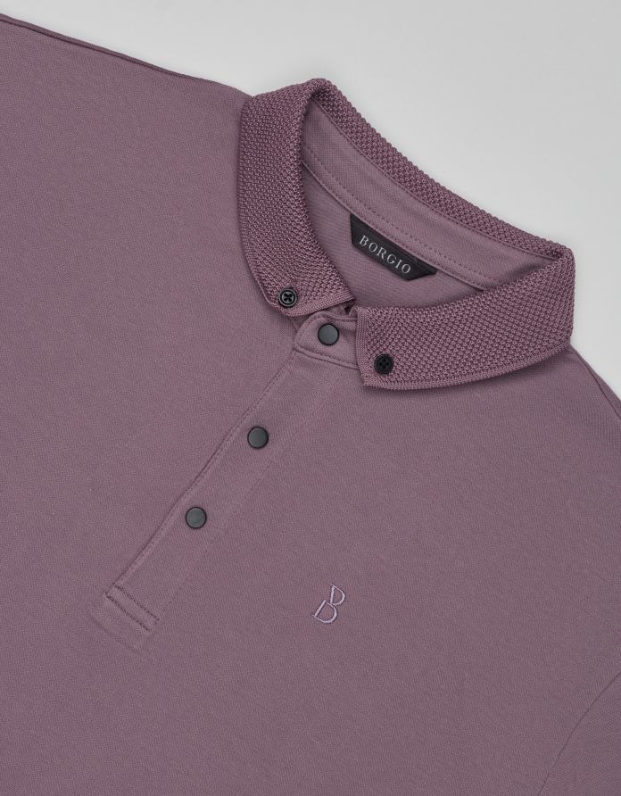 koszulka polo matteo 01 fioletowa