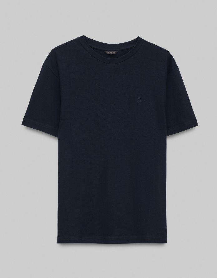 t shirt liveri granatowy