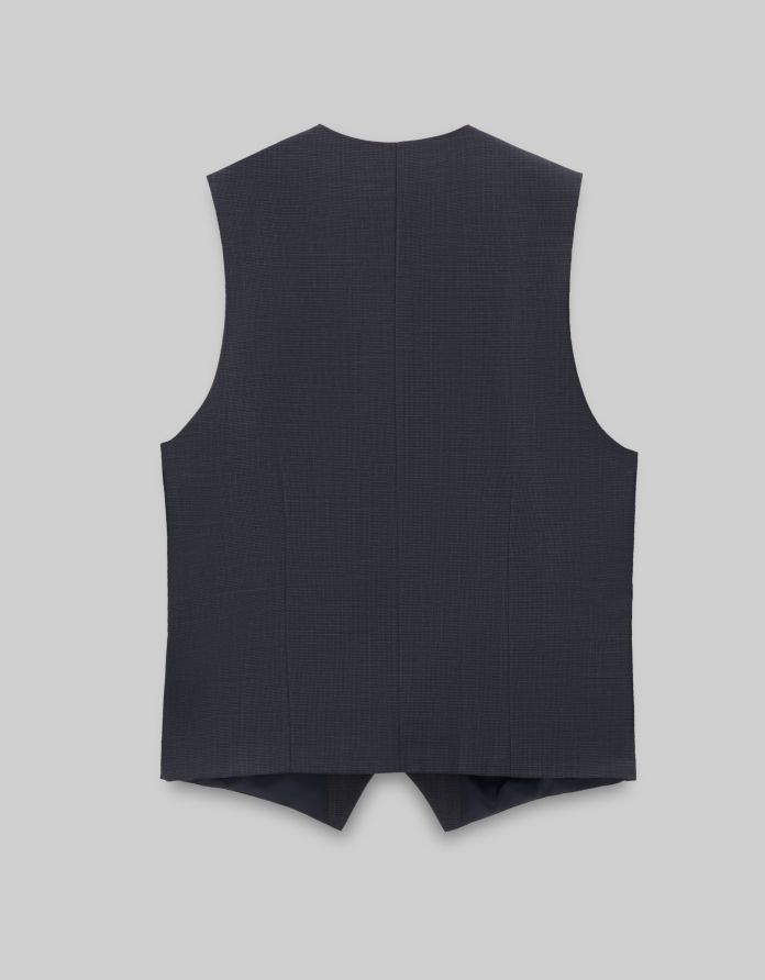 kamizelka do zestawu varese slim fit granatowa