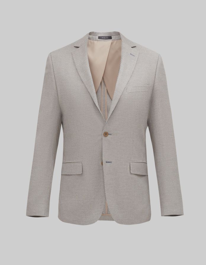 marynarka platania błękitna slim fit