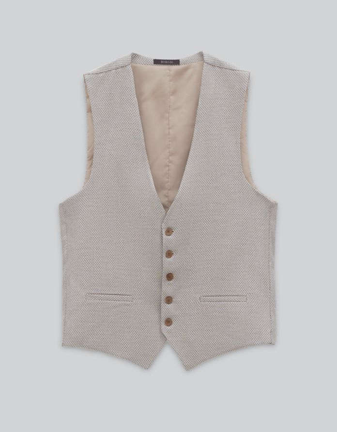 kamizelka platania slim fit błękitna