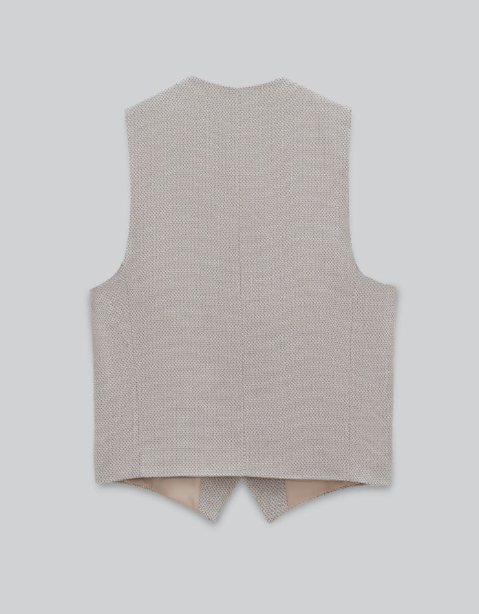 kamizelka platania slim fit błękitna
