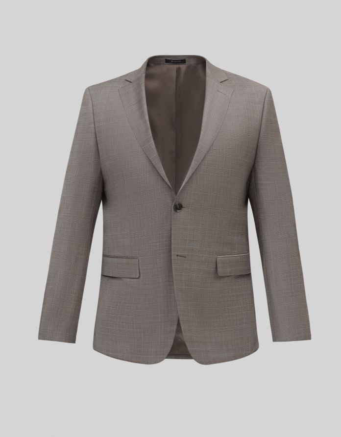 marynarka do zestawu malgrate brązowa classic fit