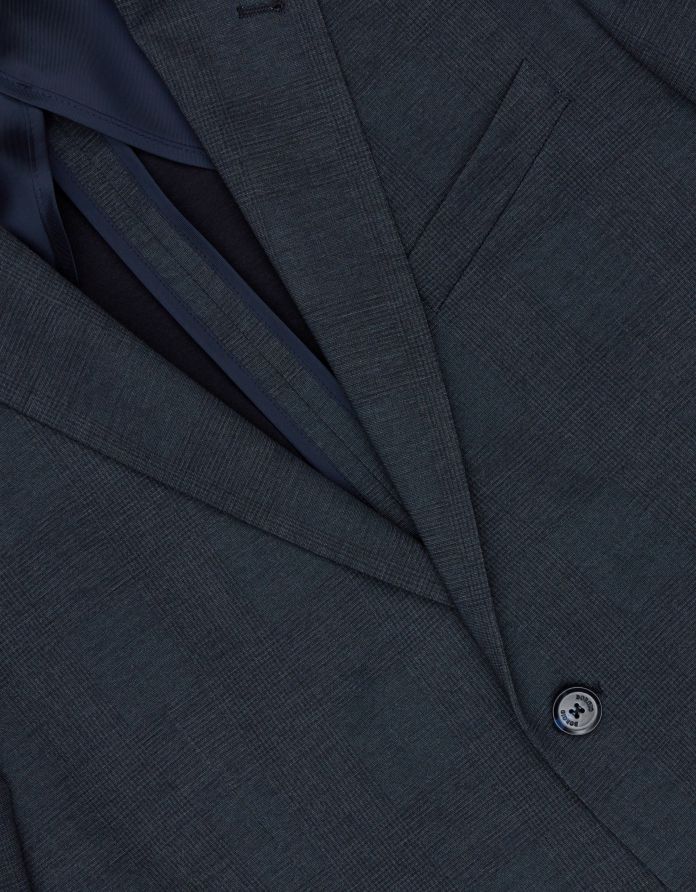 marynarka do zestawu lodi granatowa slim fit