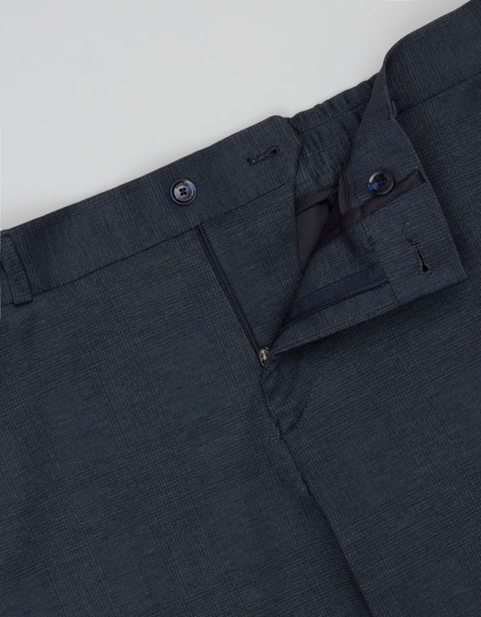 spodnie classic do zestawu lodi granatowe slim fit