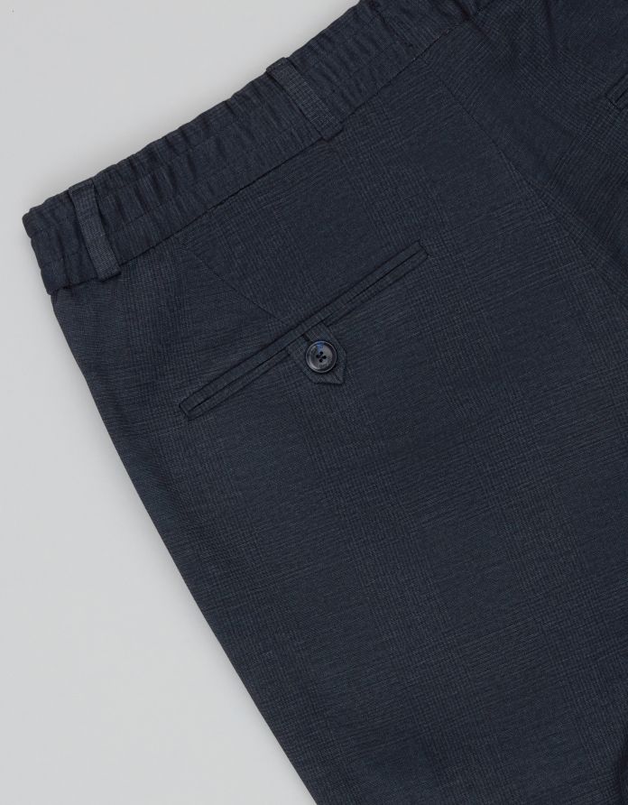 spodnie classic do zestawu lodi granatowe slim fit