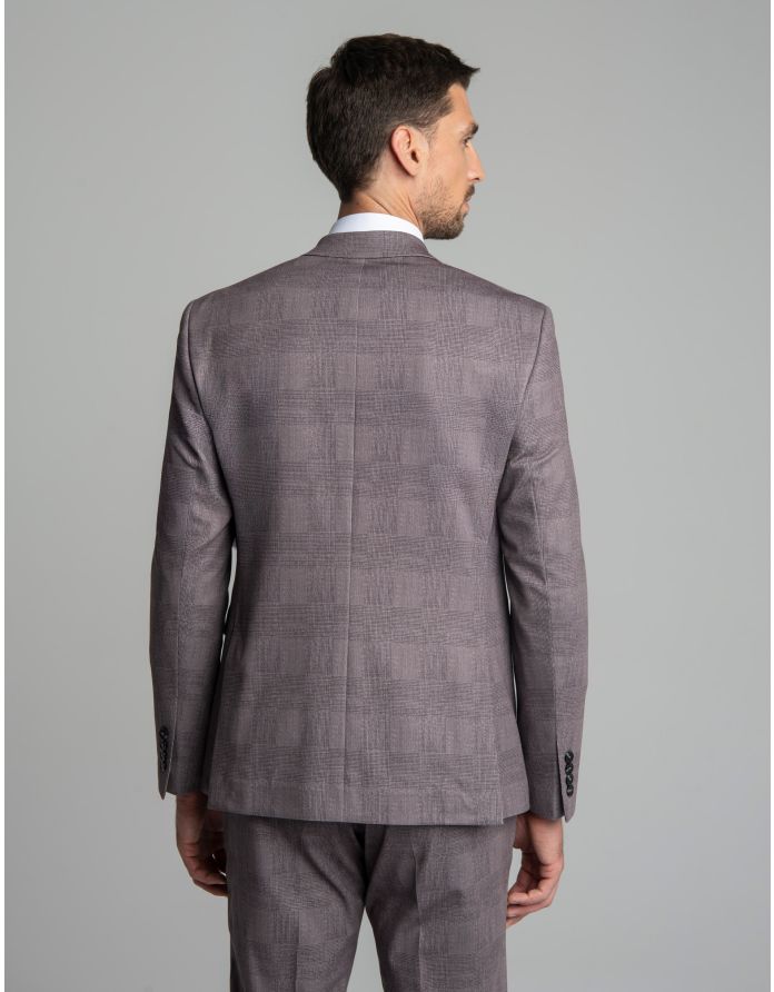 marynarka do zestawu lodi fioletowa slim fit