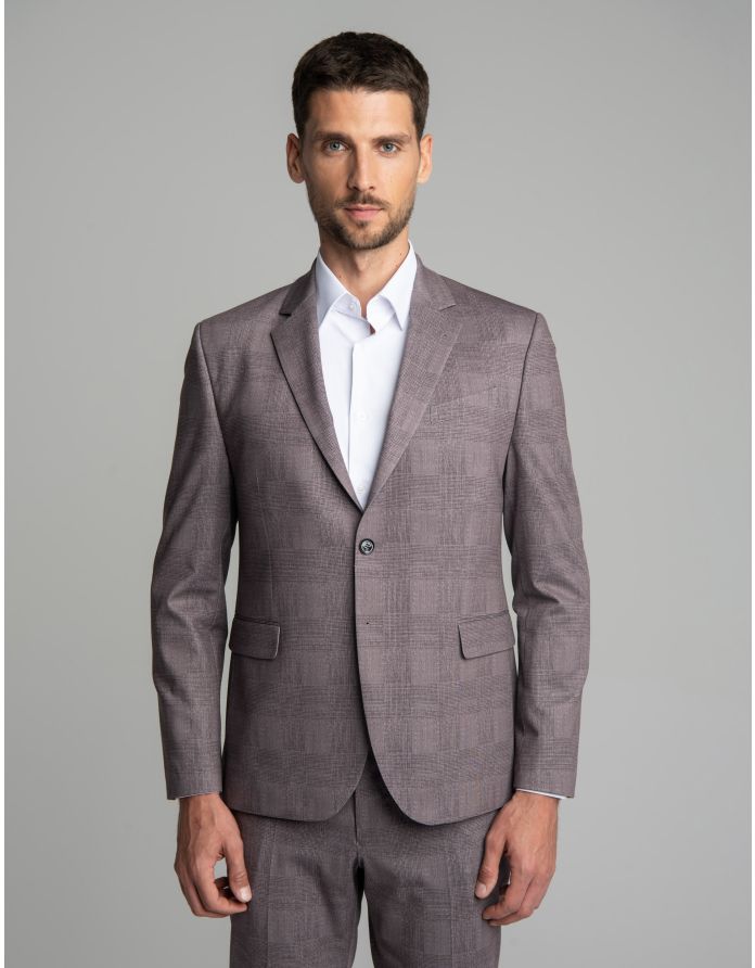 marynarka do zestawu lodi fioletowa slim fit