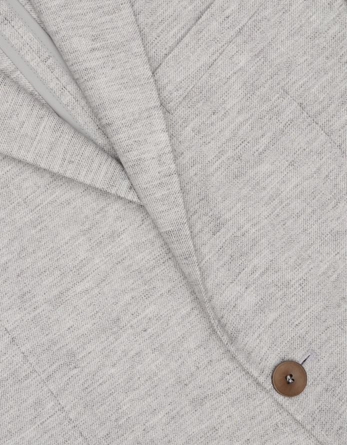 marynarka do zestawu lago szara slim fit