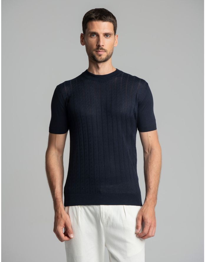 t shirt telve granatowy
