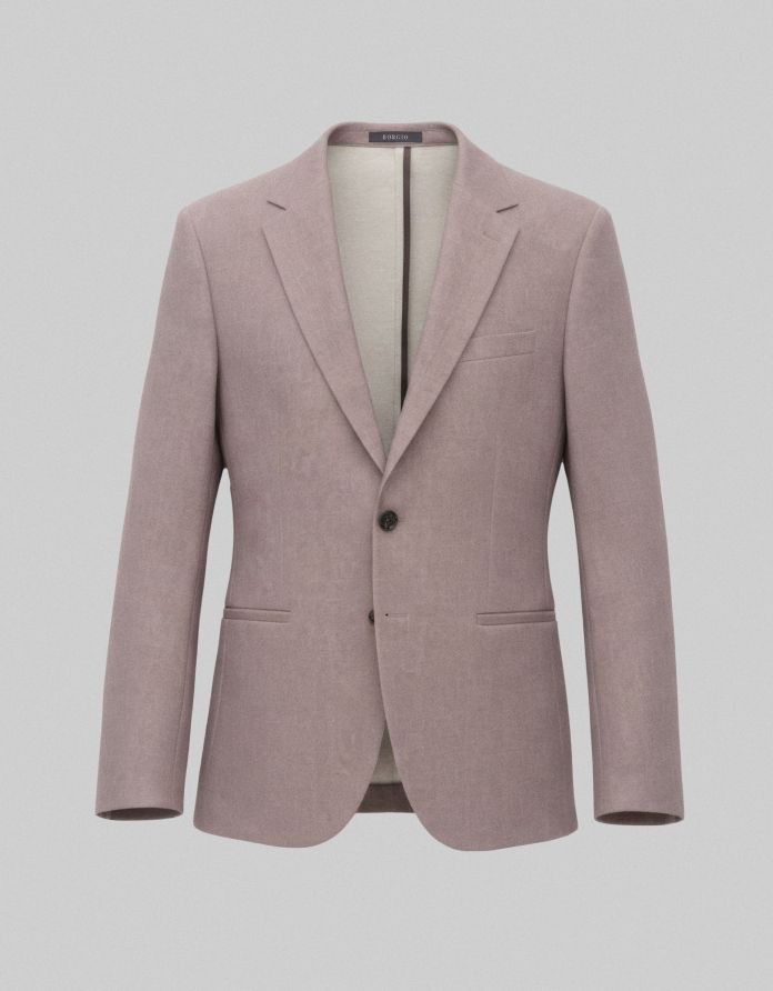 marynarka do zestawu esine fioletowa slim fit