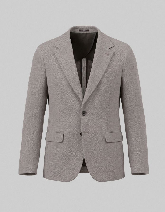 marynarka do zestawu assoro beżowa slim fit