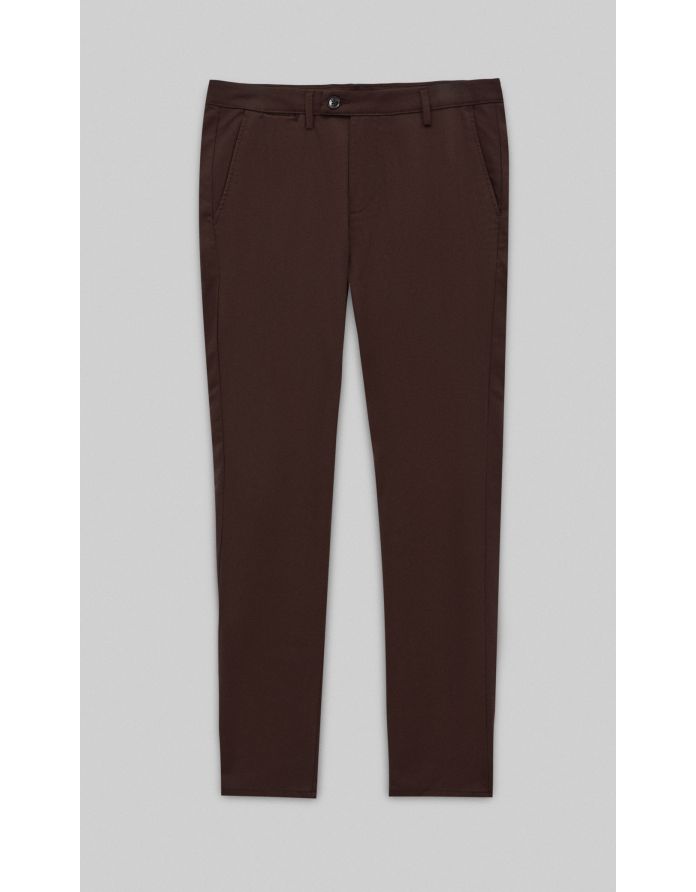 spodnie męskie casual altissimo bordowe slim fit