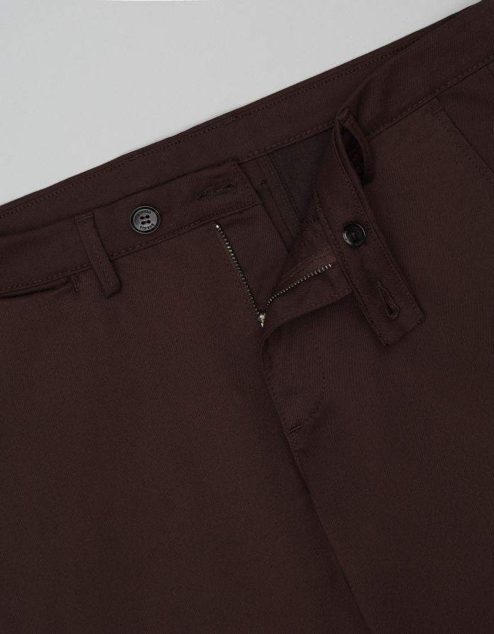 spodnie męskie casual altissimo bordowe slim fit