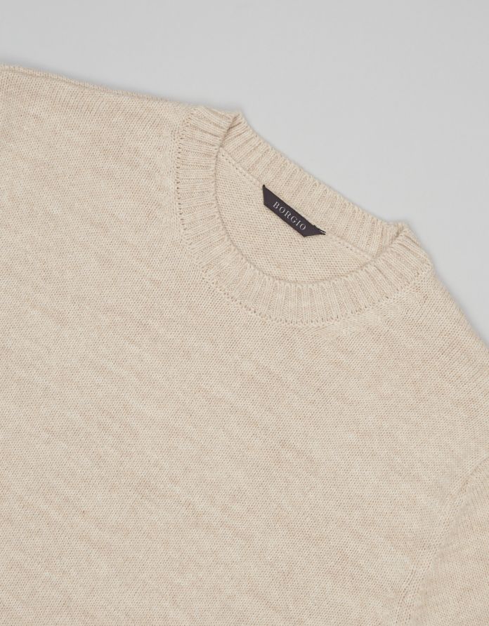 sweter staranzano o-neck ecru