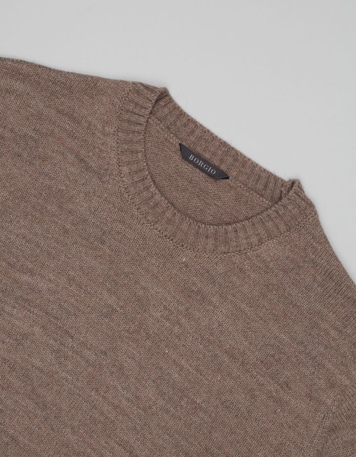 sweter staranzano o-neck beżowy