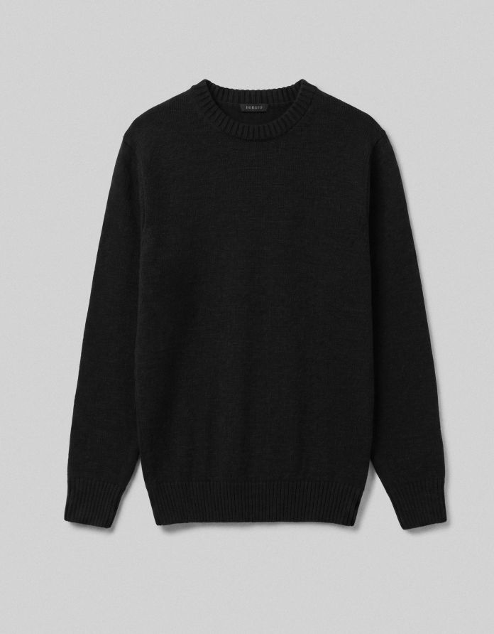 sweter staranzano o-neck grafitowy