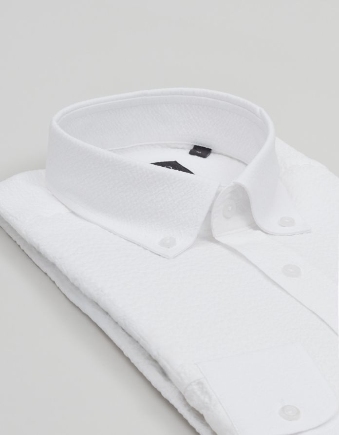 koszula gonzaga 00705 długi rękaw biały slim fit