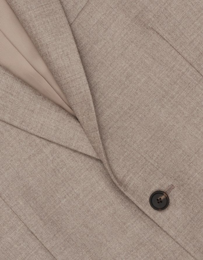 marynarka do zestawu zimone beżowa slim fit