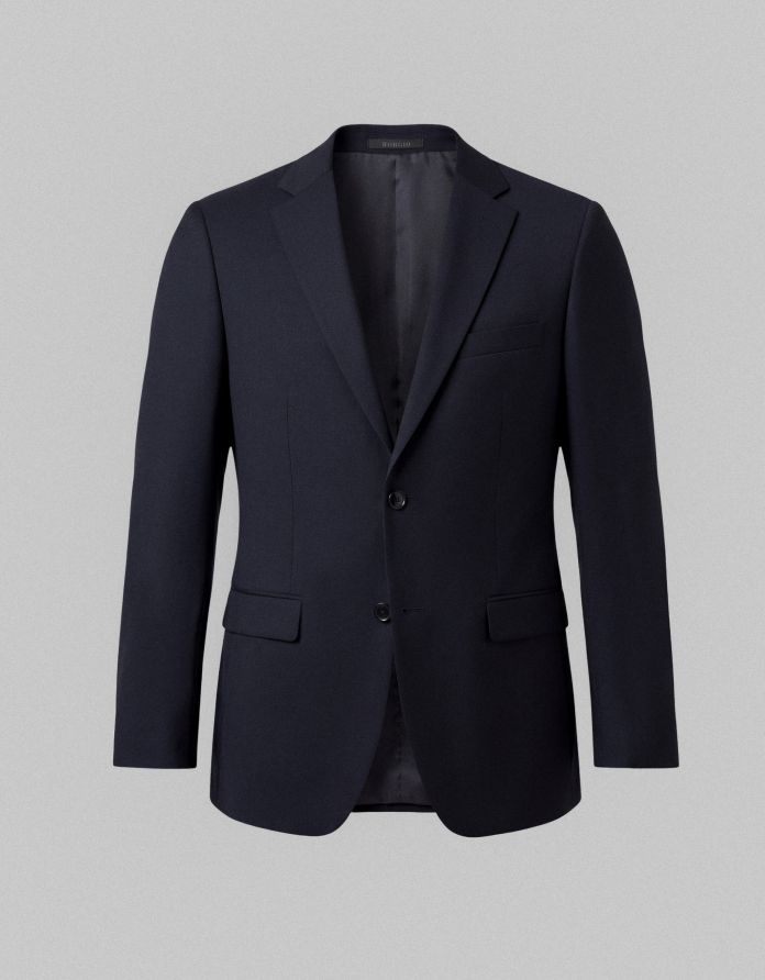 marynarka do zestawu forino granatowa slim fit