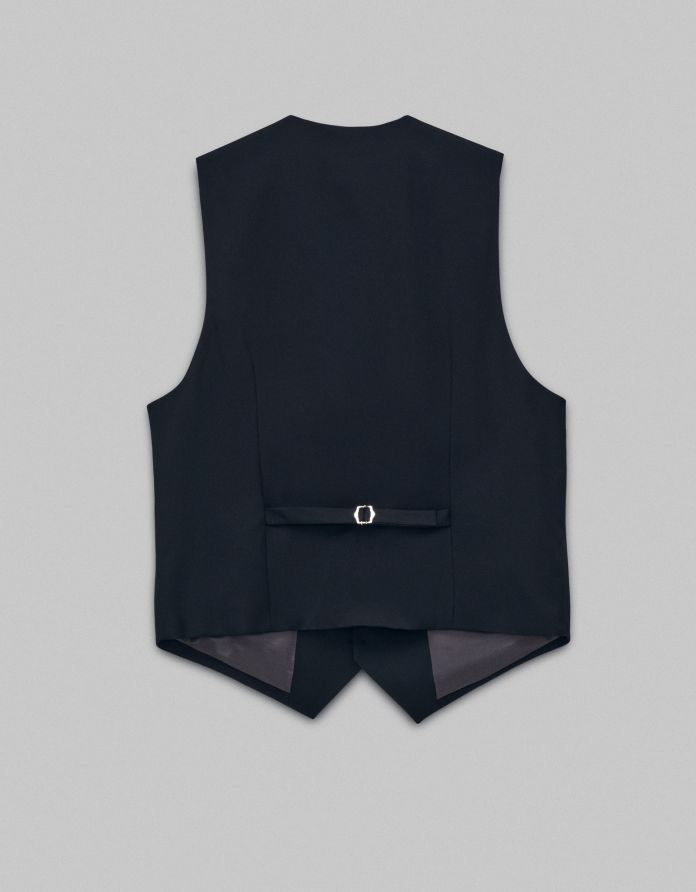 kamizelka do zestawu forino granatowa slim fit