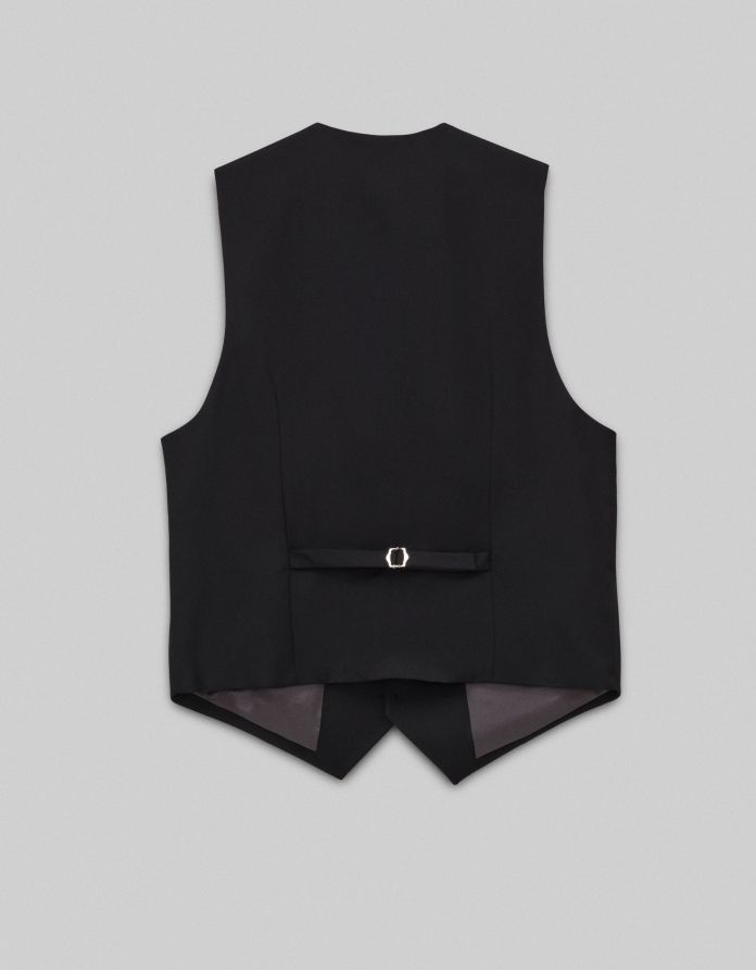 kamizelka do zestawu forino czarna slim fit