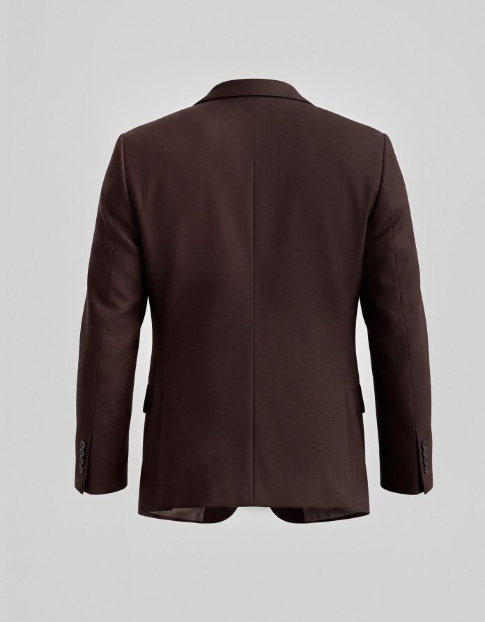 marynarka do zestawu pianico bordowa slim fit