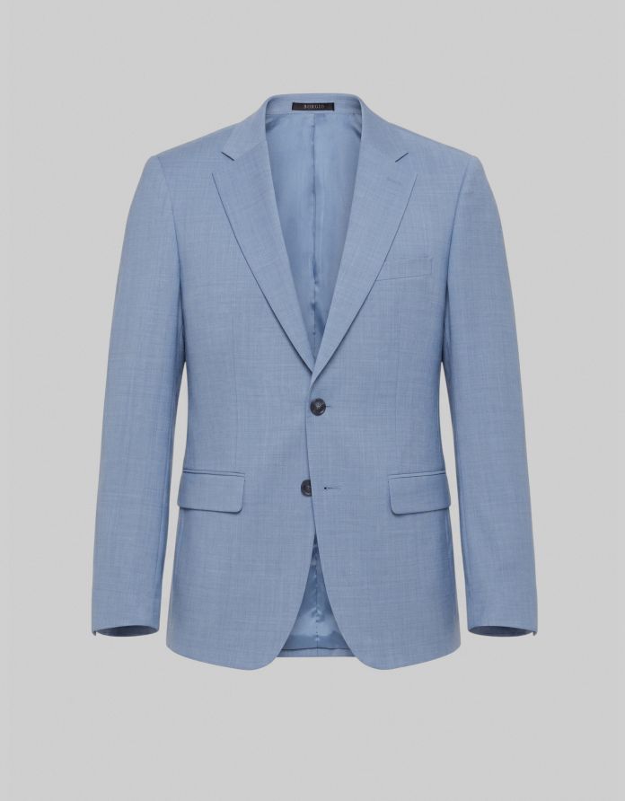 marynarka do zestawu bardi błękitna slim fit