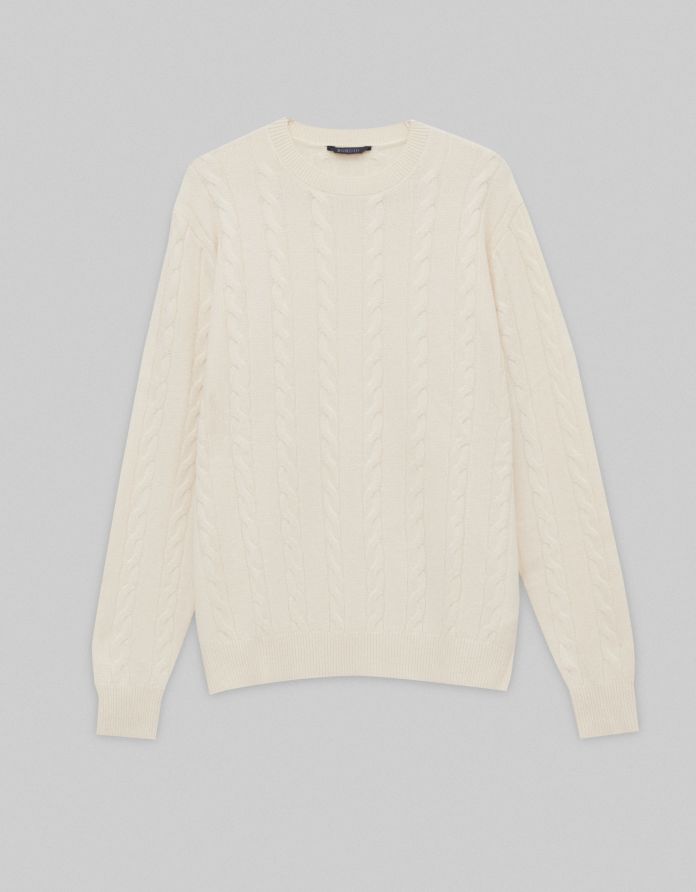 sweter varzo ecru