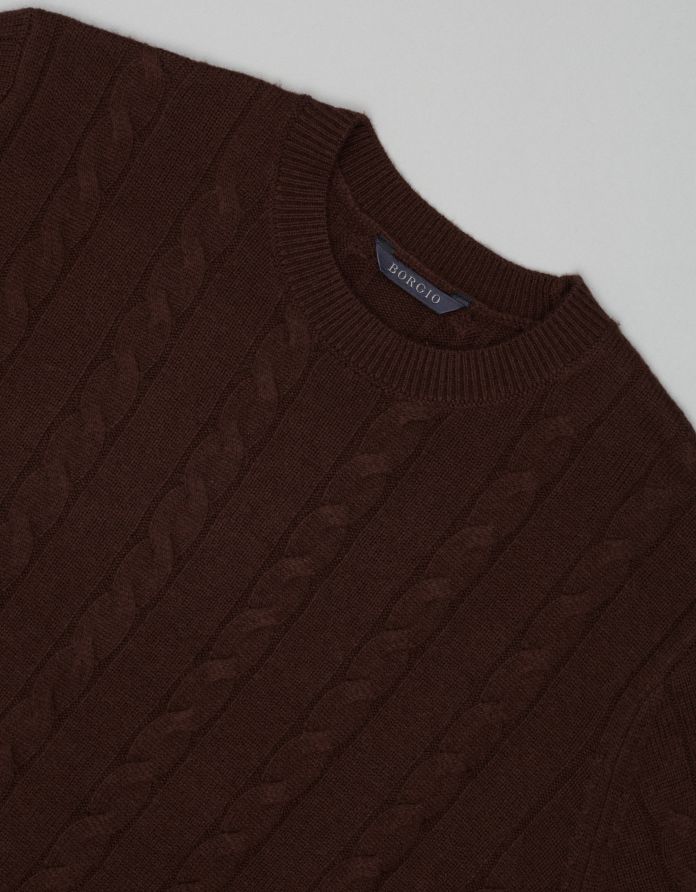 sweter varzo bordowy