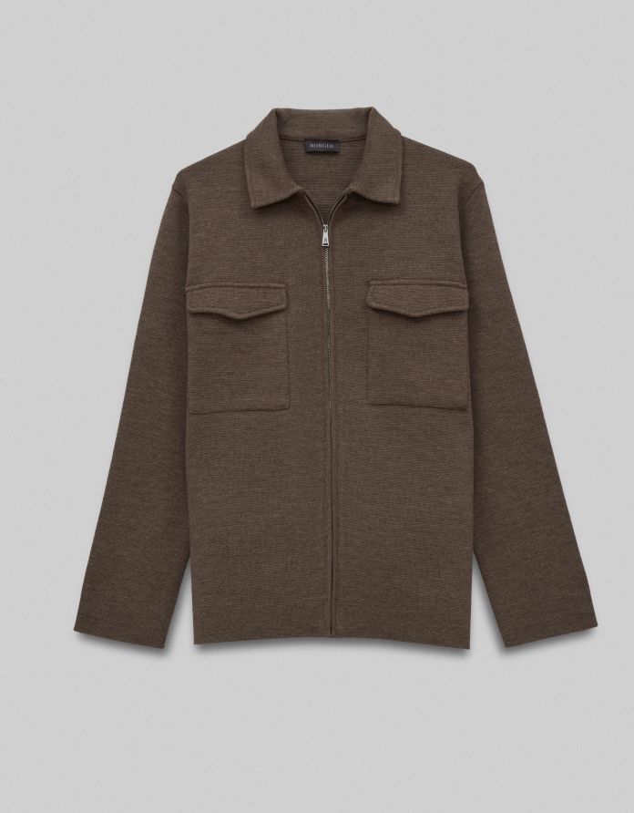 sweter rozpinany fortunago greige (gi)