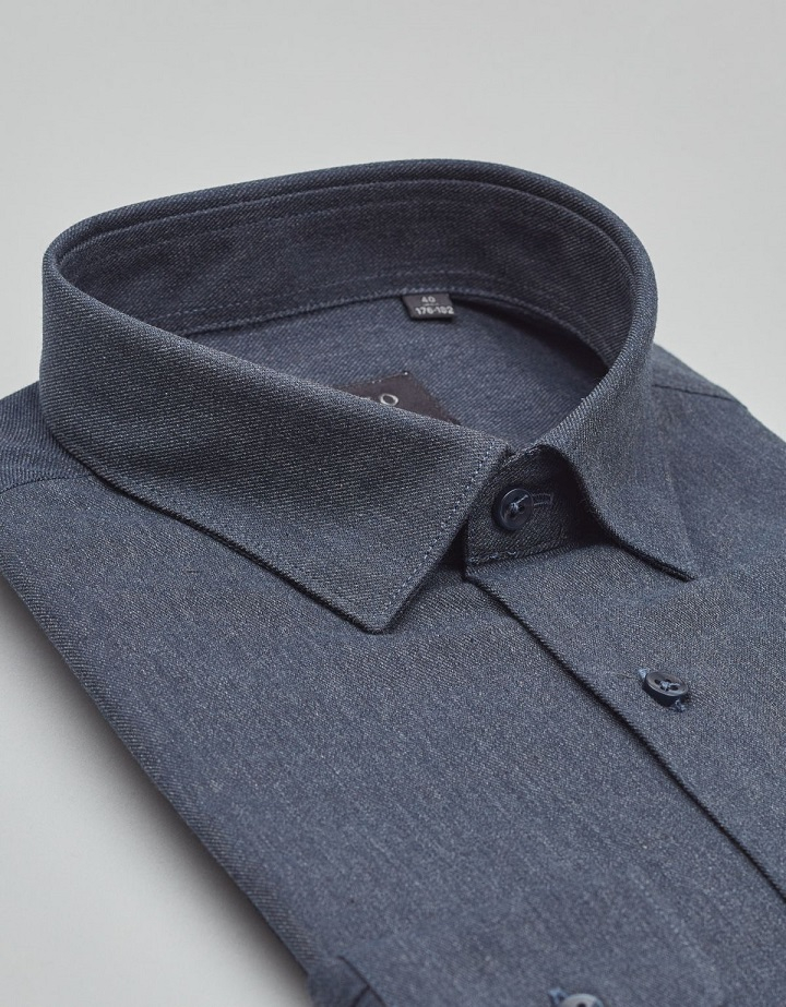 Koszula męska granatowa stylizacje