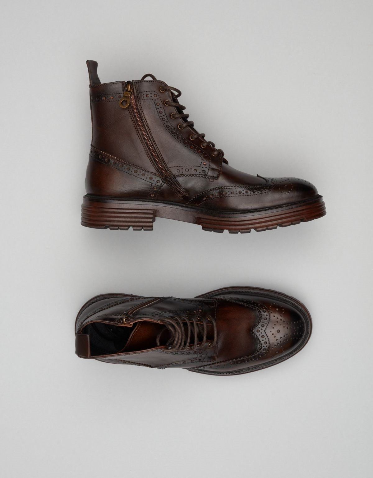 Męskie trzewiki na zimę