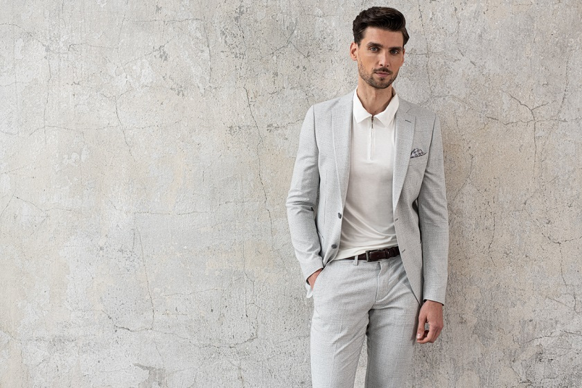 Koszulka polo i marynarka 